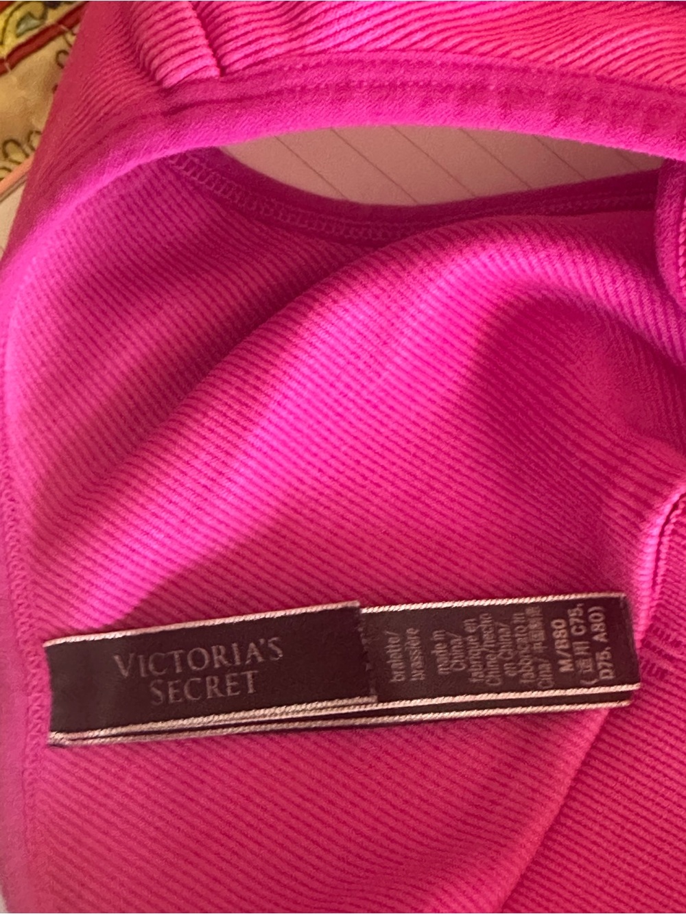 Victoria's Secret Hot Pink Sports Bra